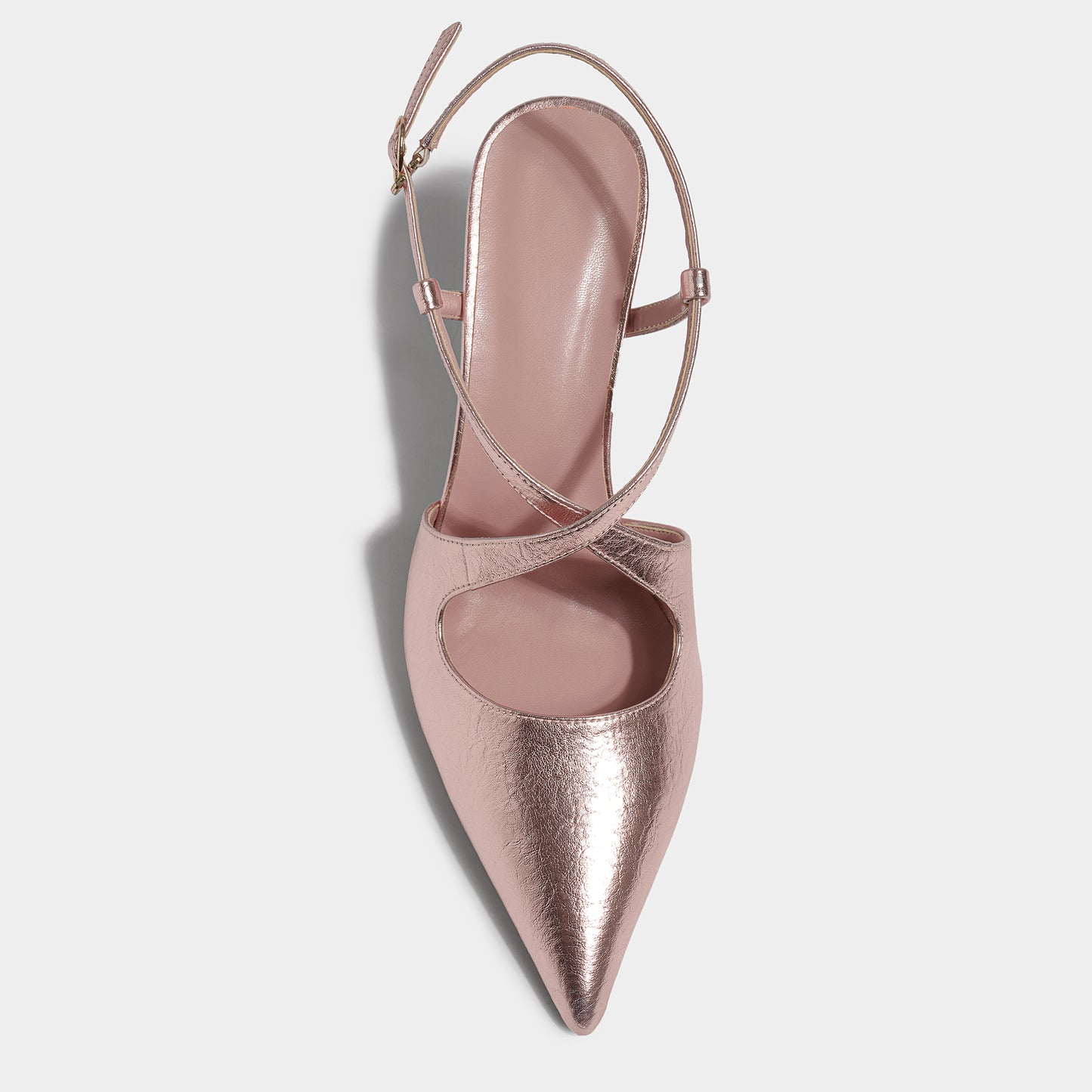 Strappy Pointed Toe Slingback Heels for Women